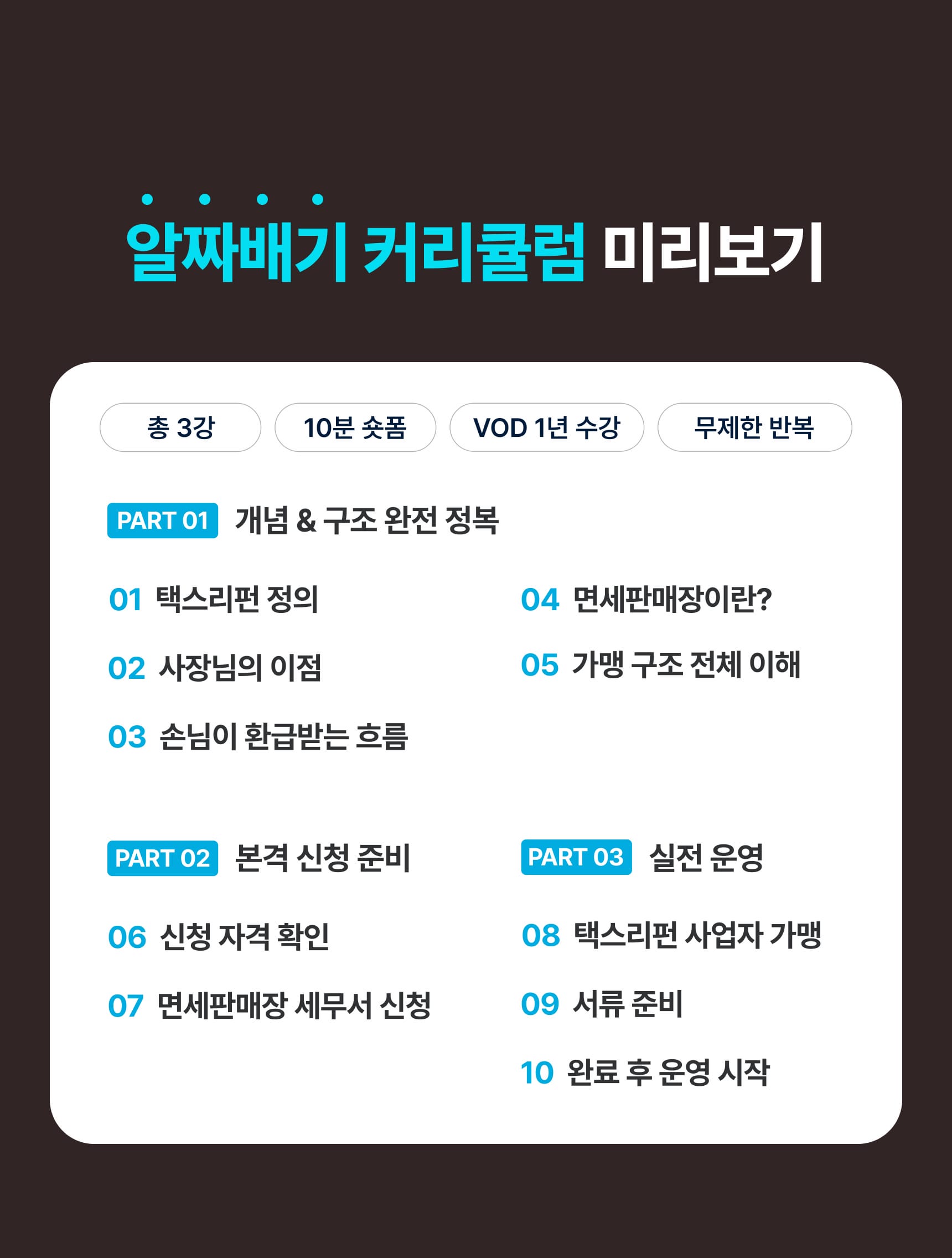 택스리펀 완전 정복 클래스 강사 소개