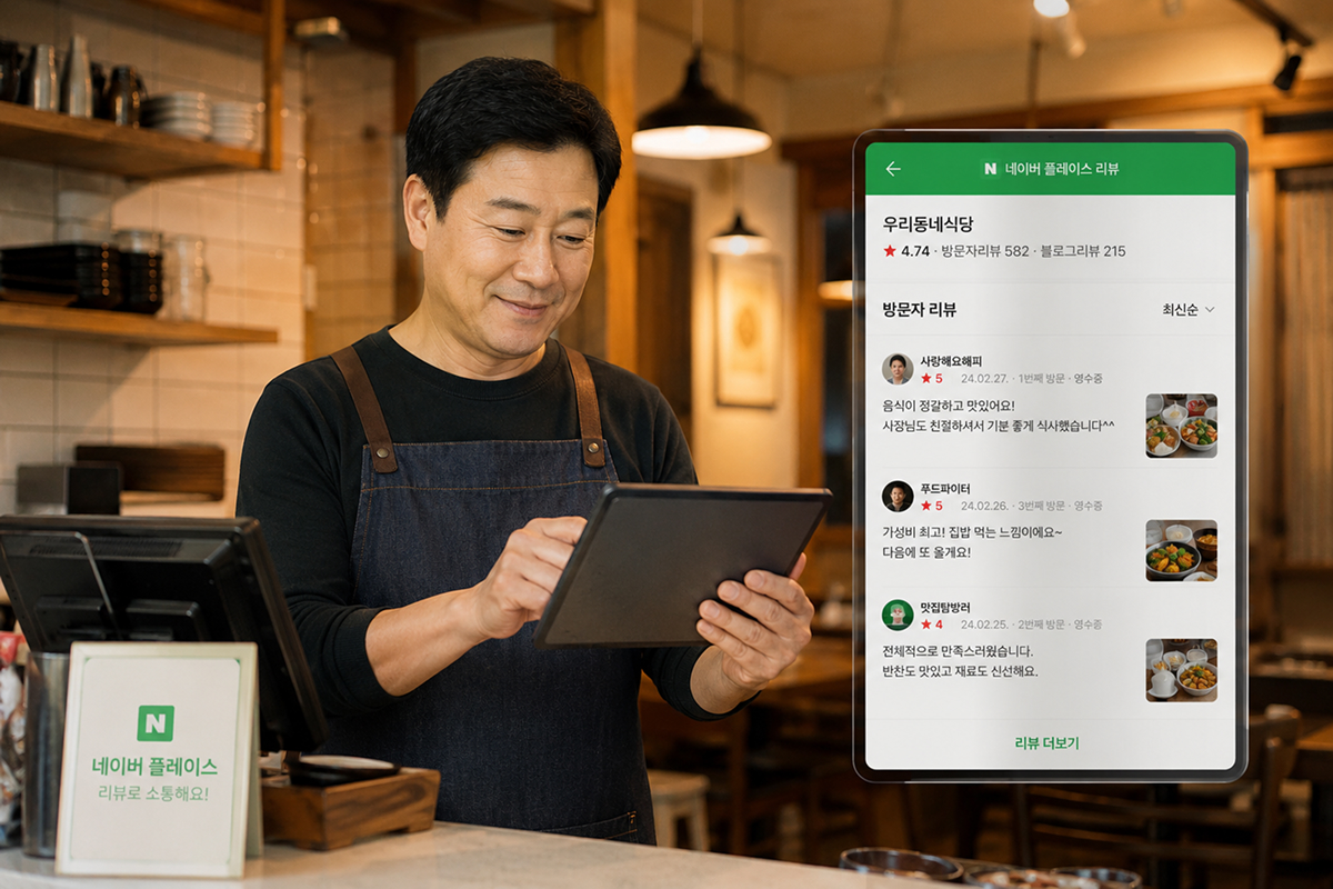 치열해진 동네 상권, 테이블오더 리뷰 자동화로 잡는 법 게시글 썸네일 이미지