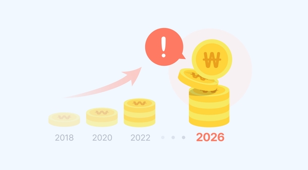 2026년 최저시급 인상, 테이블오더로 대비하기 - 페이히어 블로그 게시글 썸네일 이미지